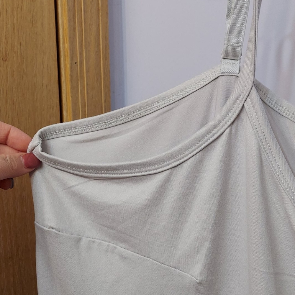 Terra and Sky tank top long cami tan layering - Picture 5 of 7